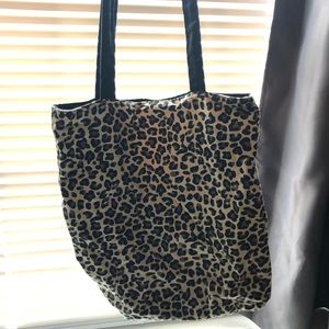 Cheetah print handbag